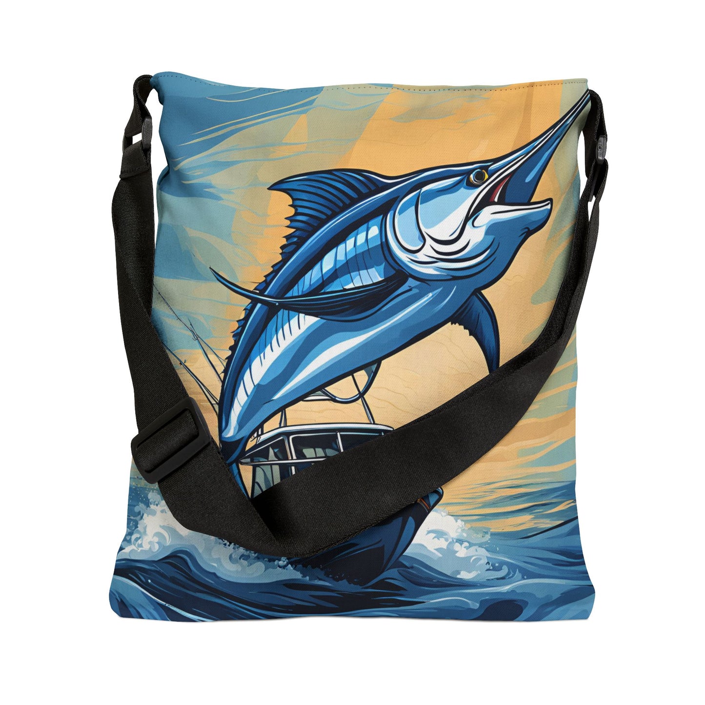 Blue Marlin Adjustable Tote