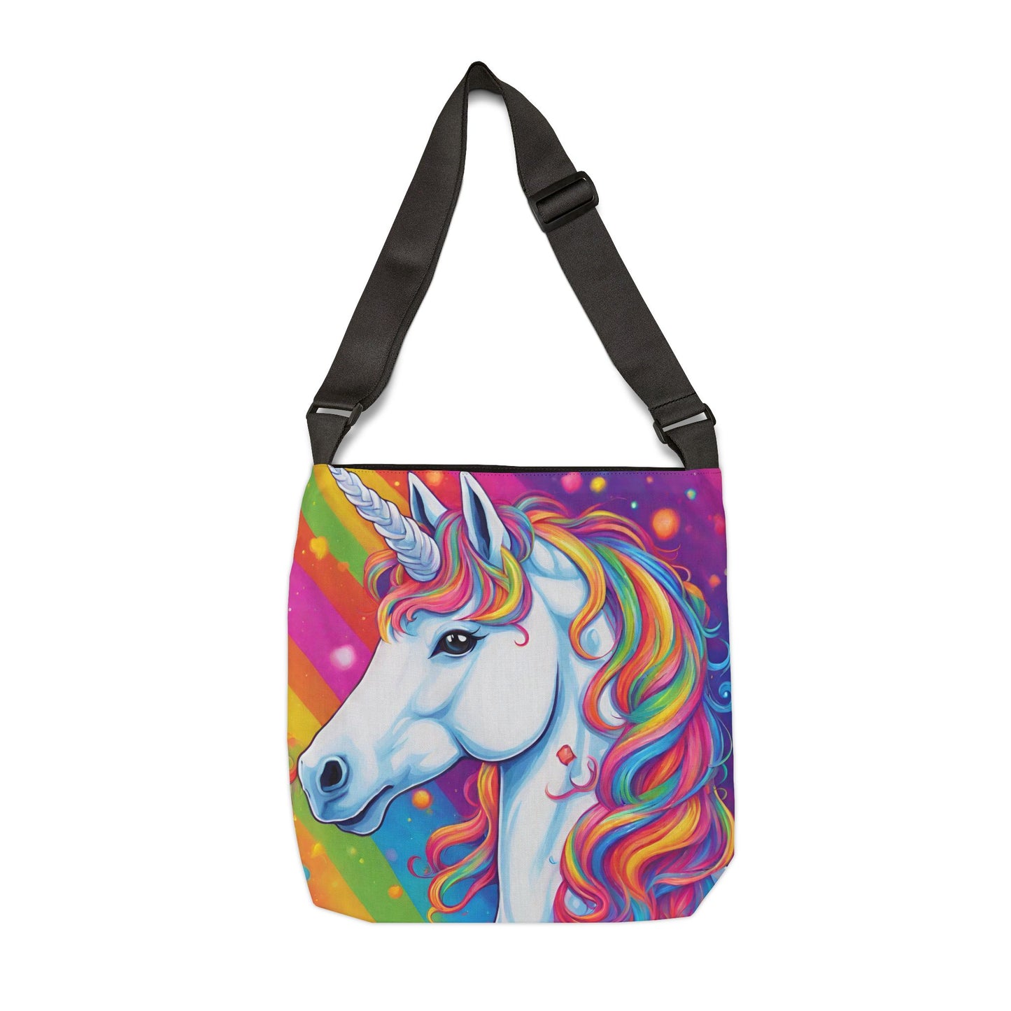 Rainbow Unicorn Adjustable Tote