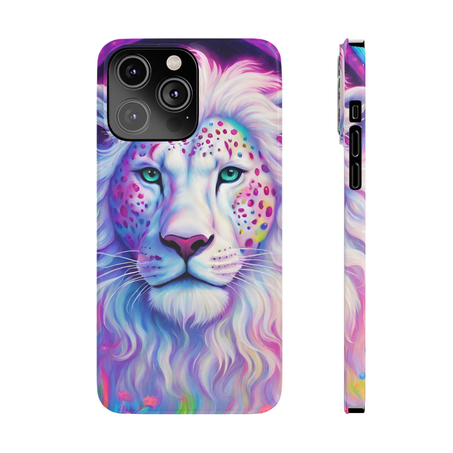 White Lion Slim Phone Case