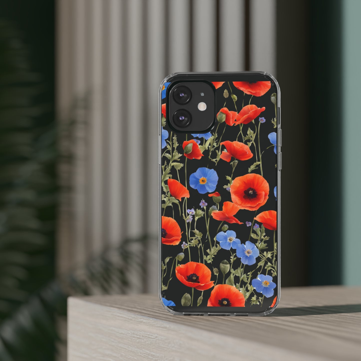 Poppy Clear Phone Case