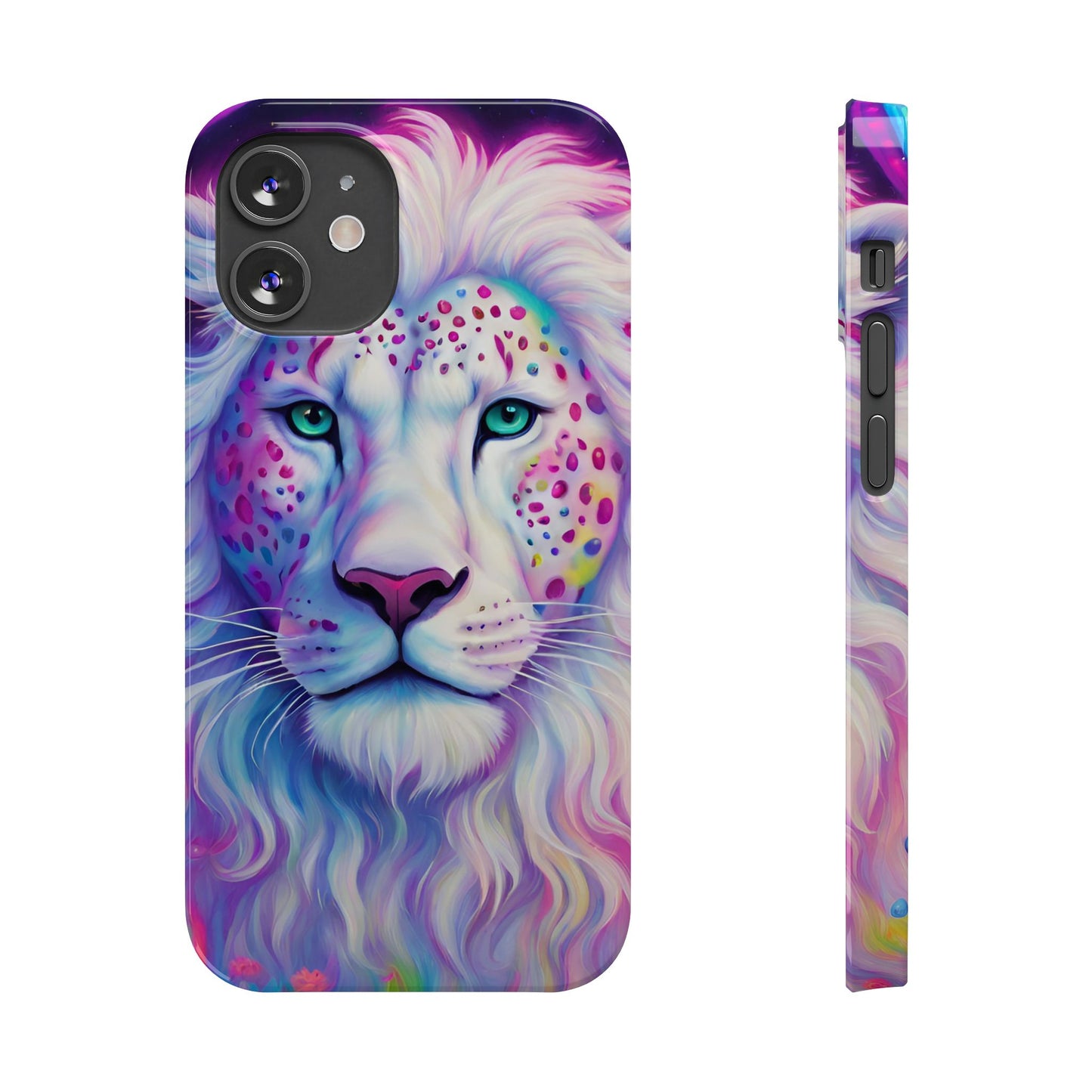 White Lion Slim Phone Case