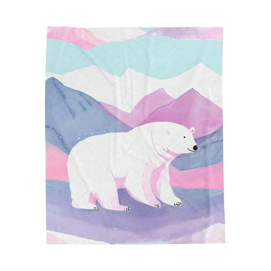Polar Bear Plush Blanket