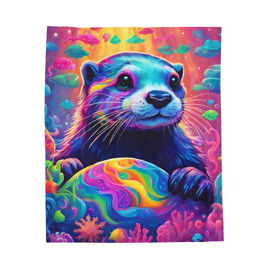 Otter Plush Blanket