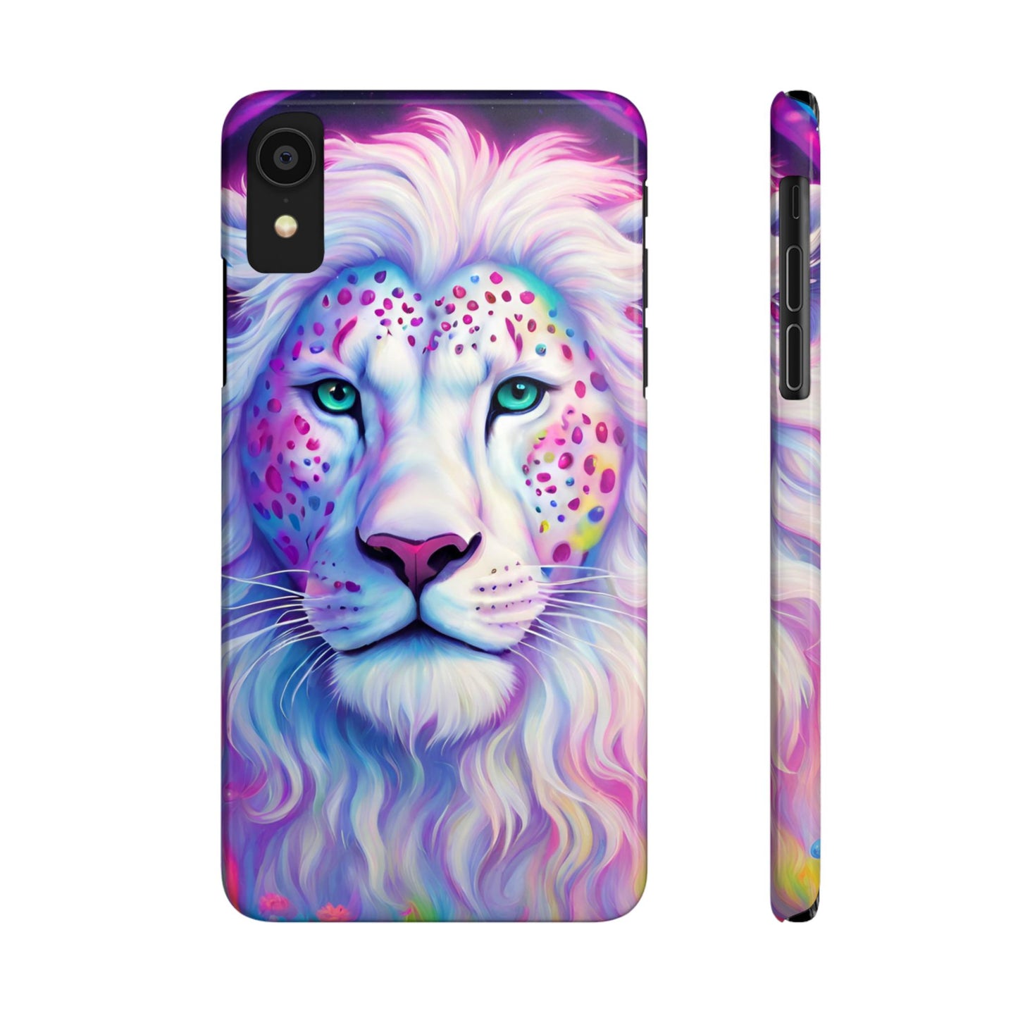 White Lion Slim Phone Case