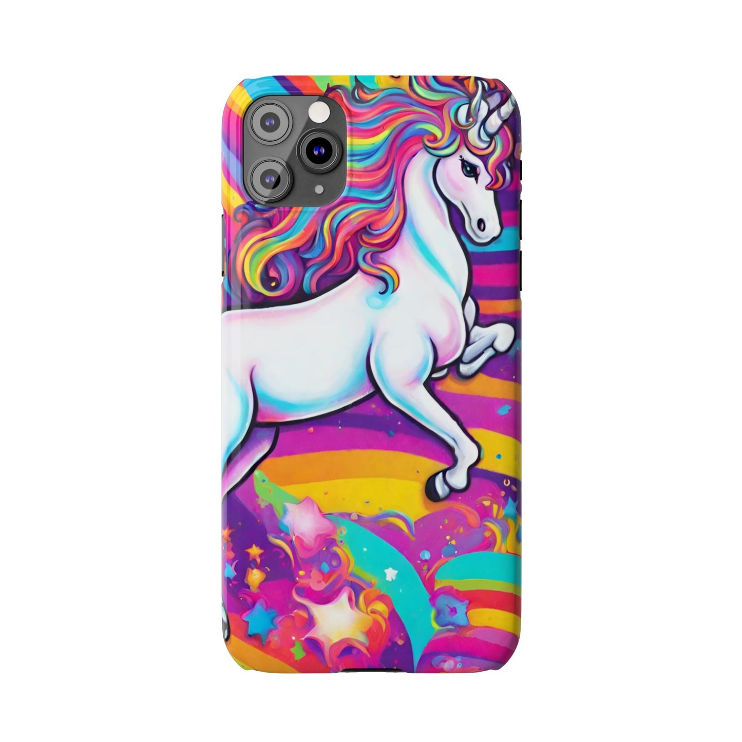 Rainbow Unicorn Slim Phone Case