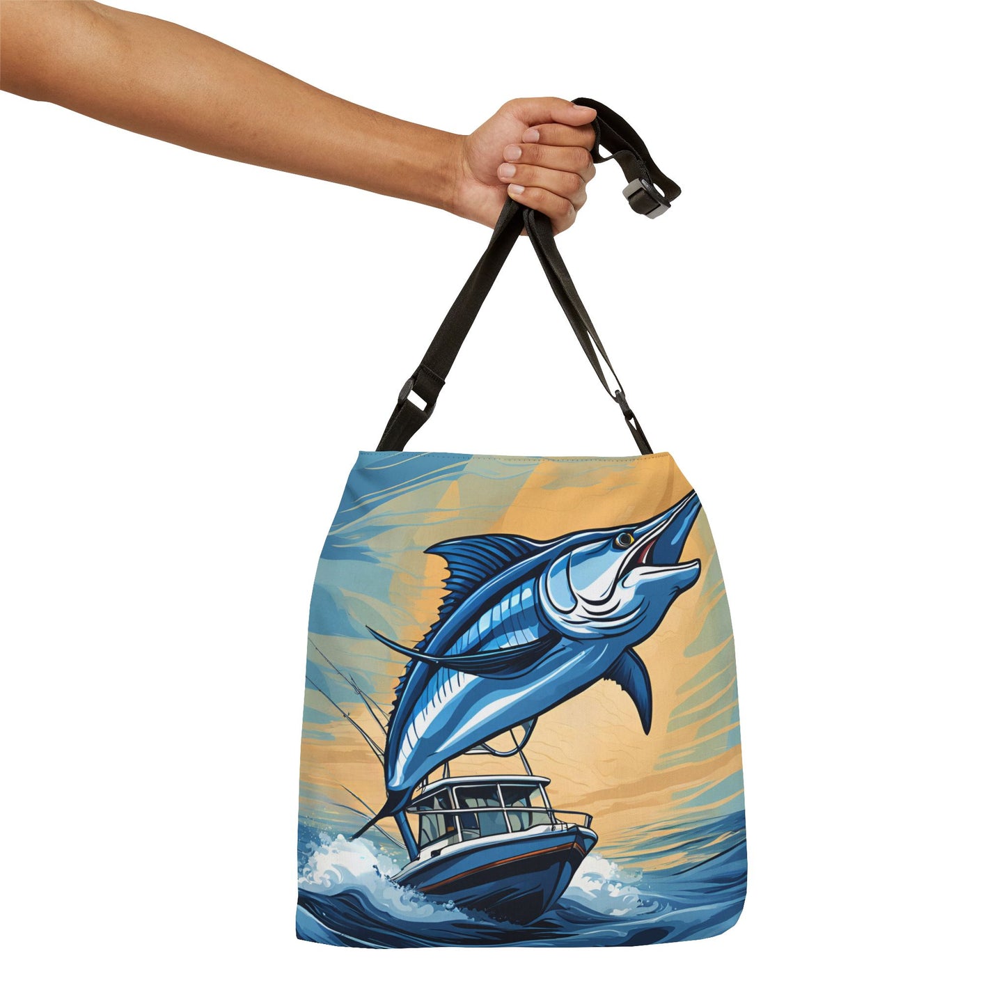 Blue Marlin Adjustable Tote