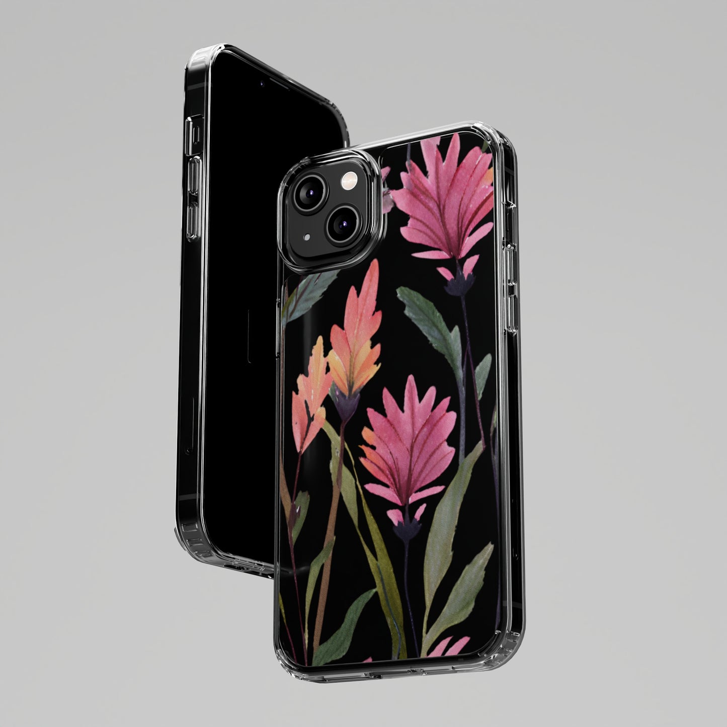 Flower Clear Phone Case