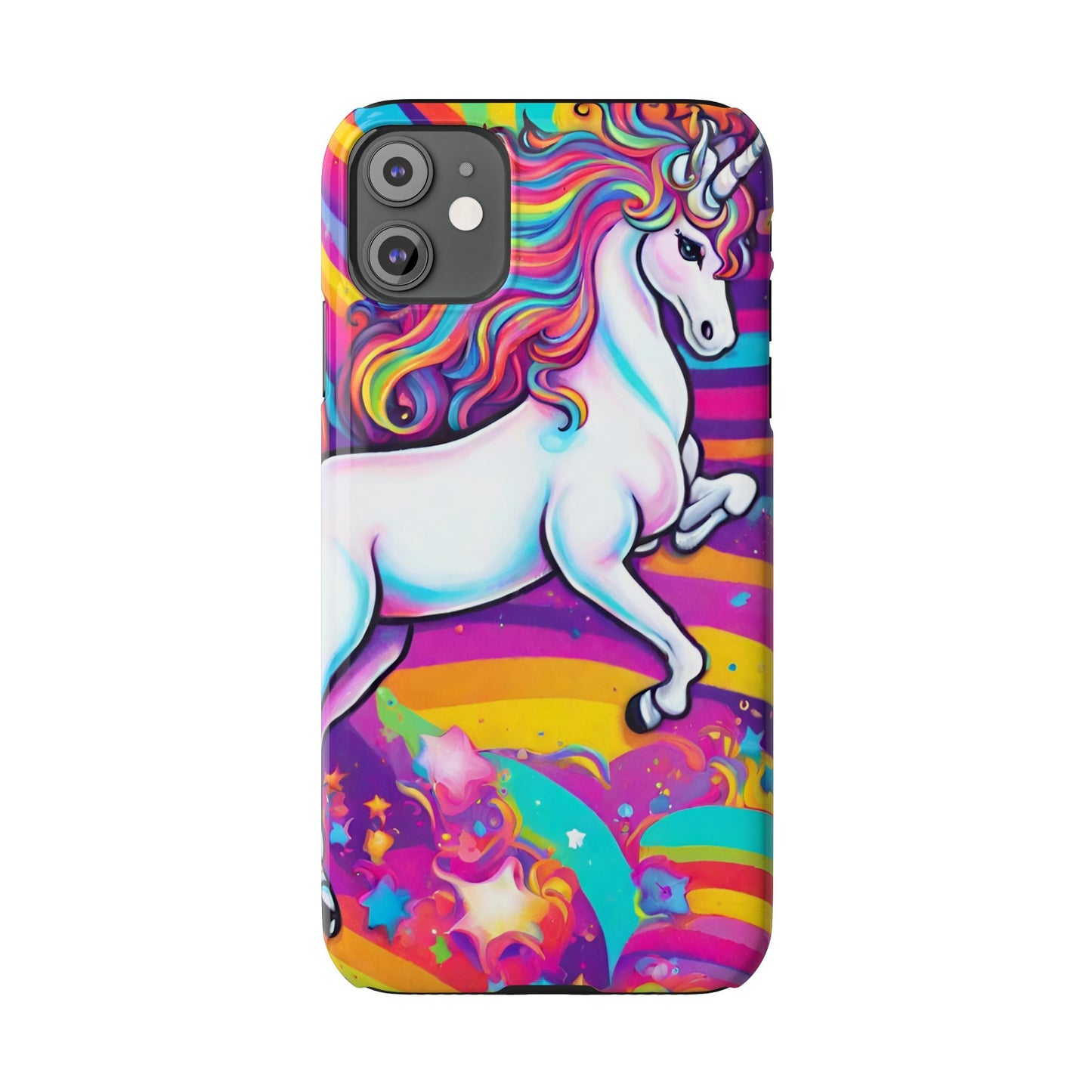 Rainbow Unicorn Slim Phone Case