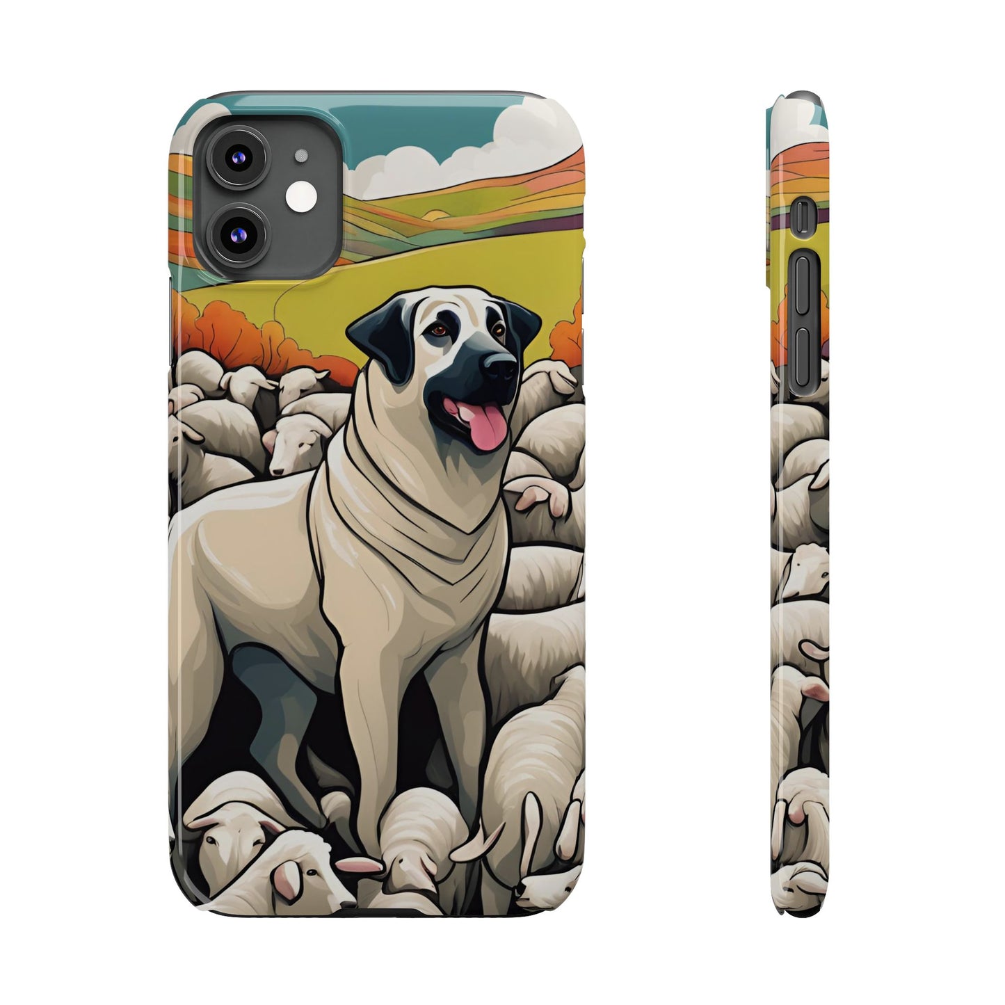 Kangal with flock Slim Phone Case