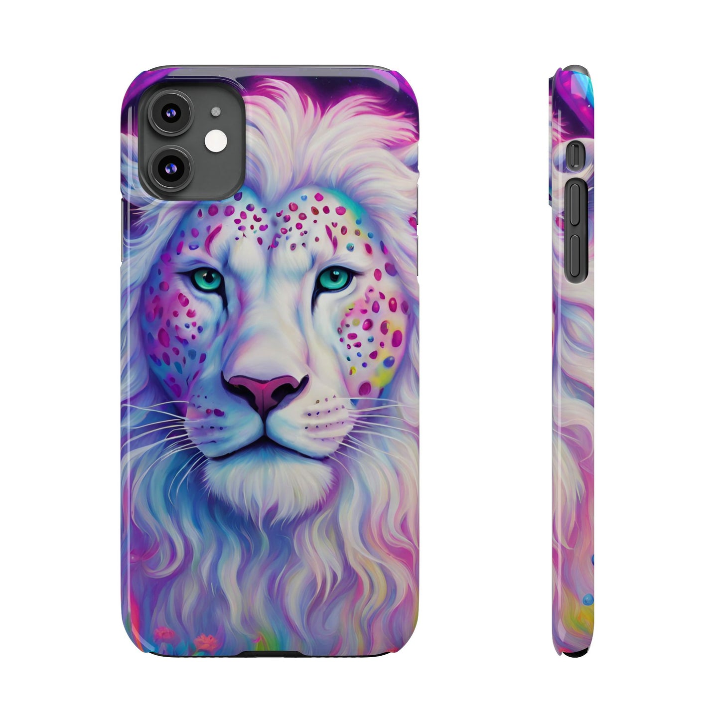 White Lion Slim Phone Case