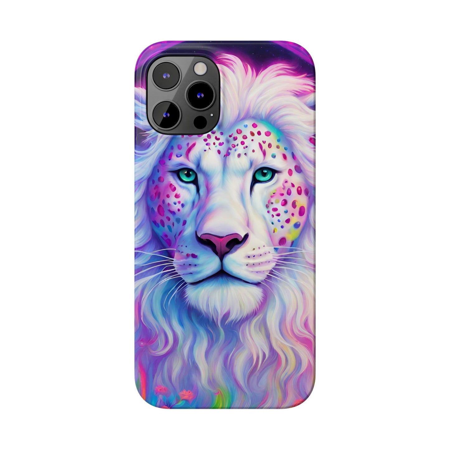 White Lion Slim Phone Case