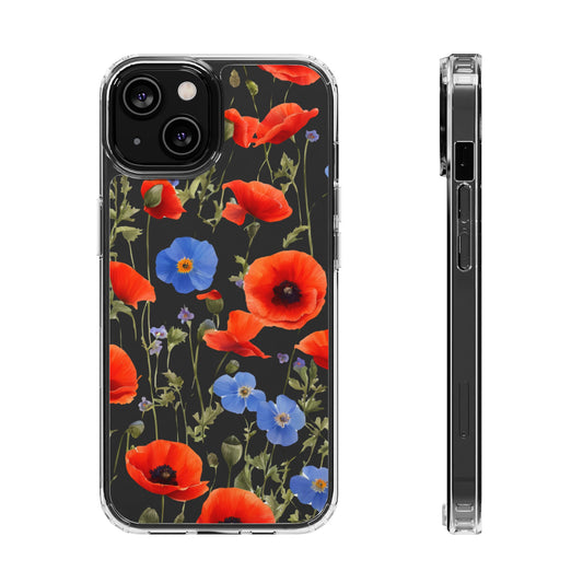 Poppy Clear Phone Case