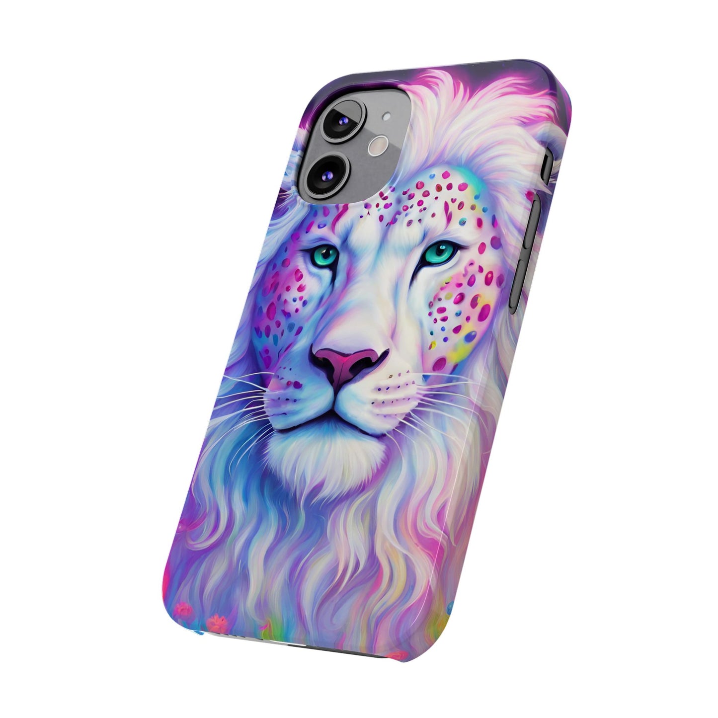 White Lion Slim Phone Case