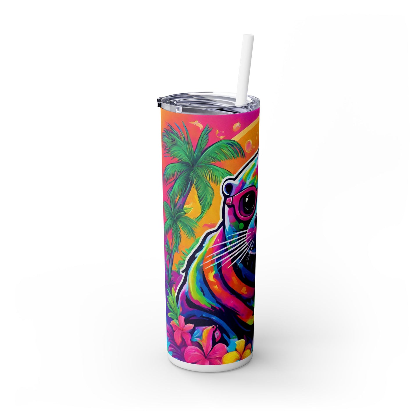 Cool Seal Skinny Tumbler with Straw, 20oz