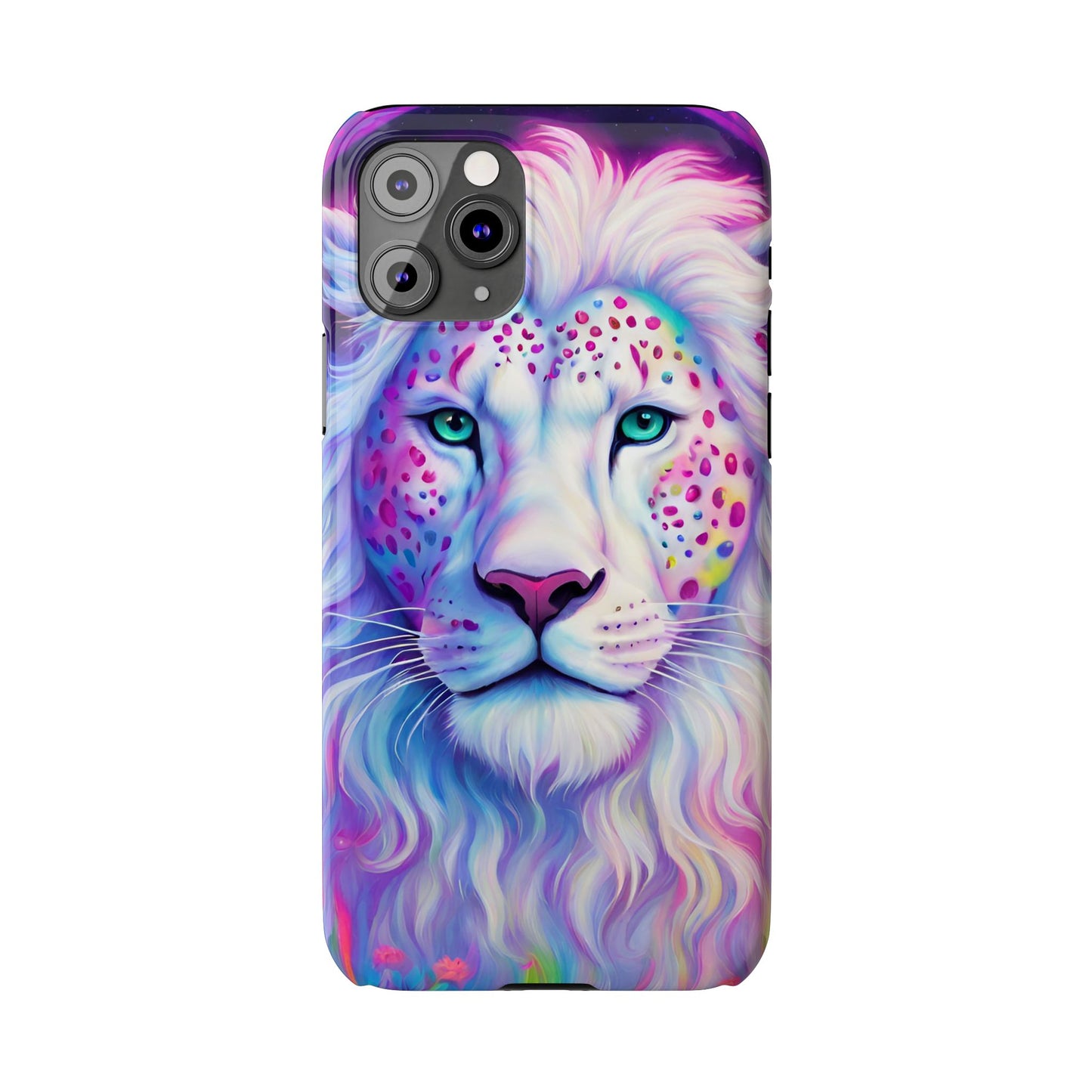 White Lion Slim Phone Case