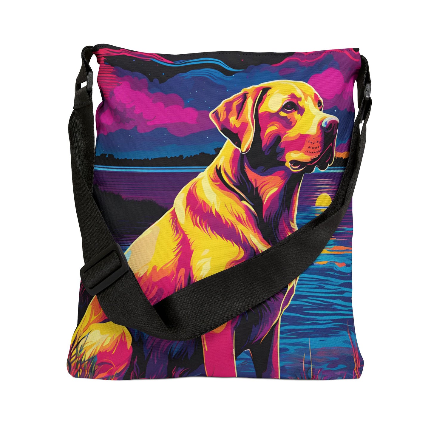 Yellow Lab Adjustable Tote