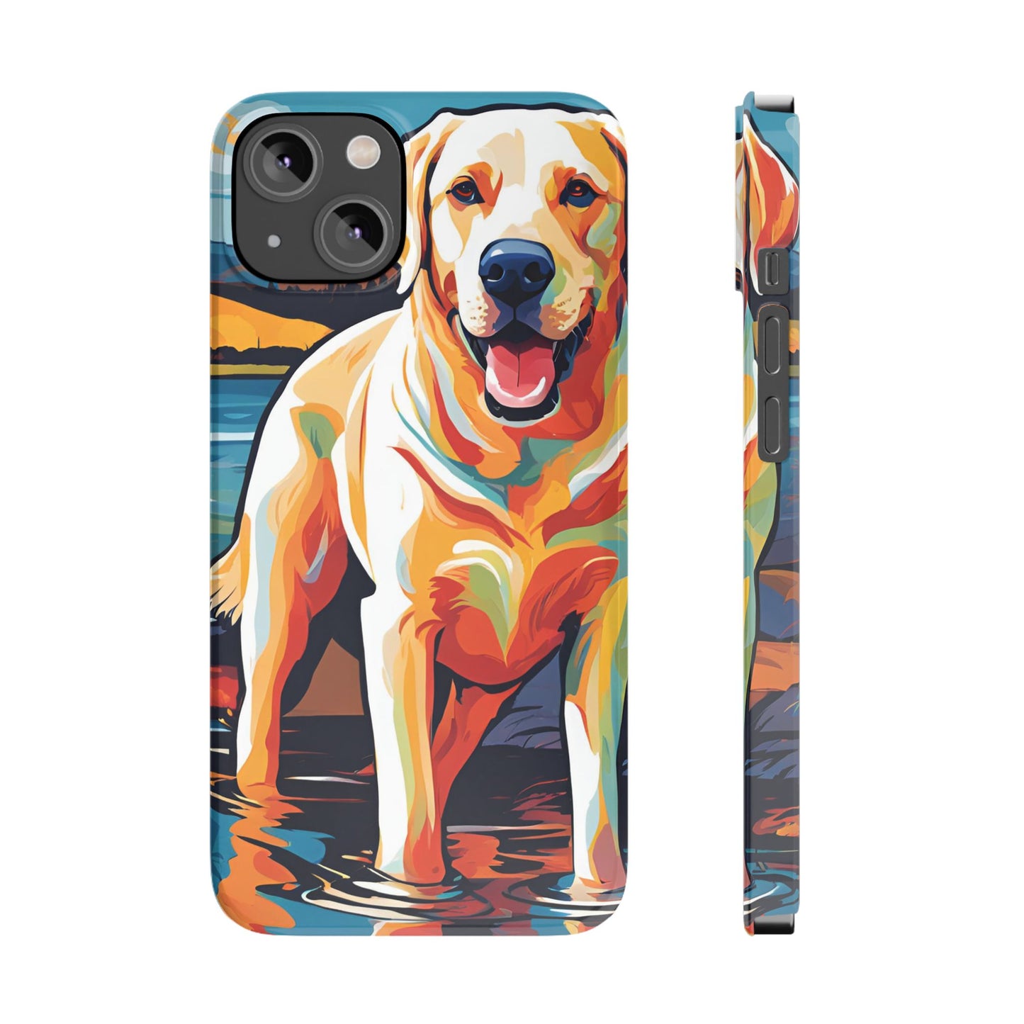 Yellow Lab Slim Phone Case