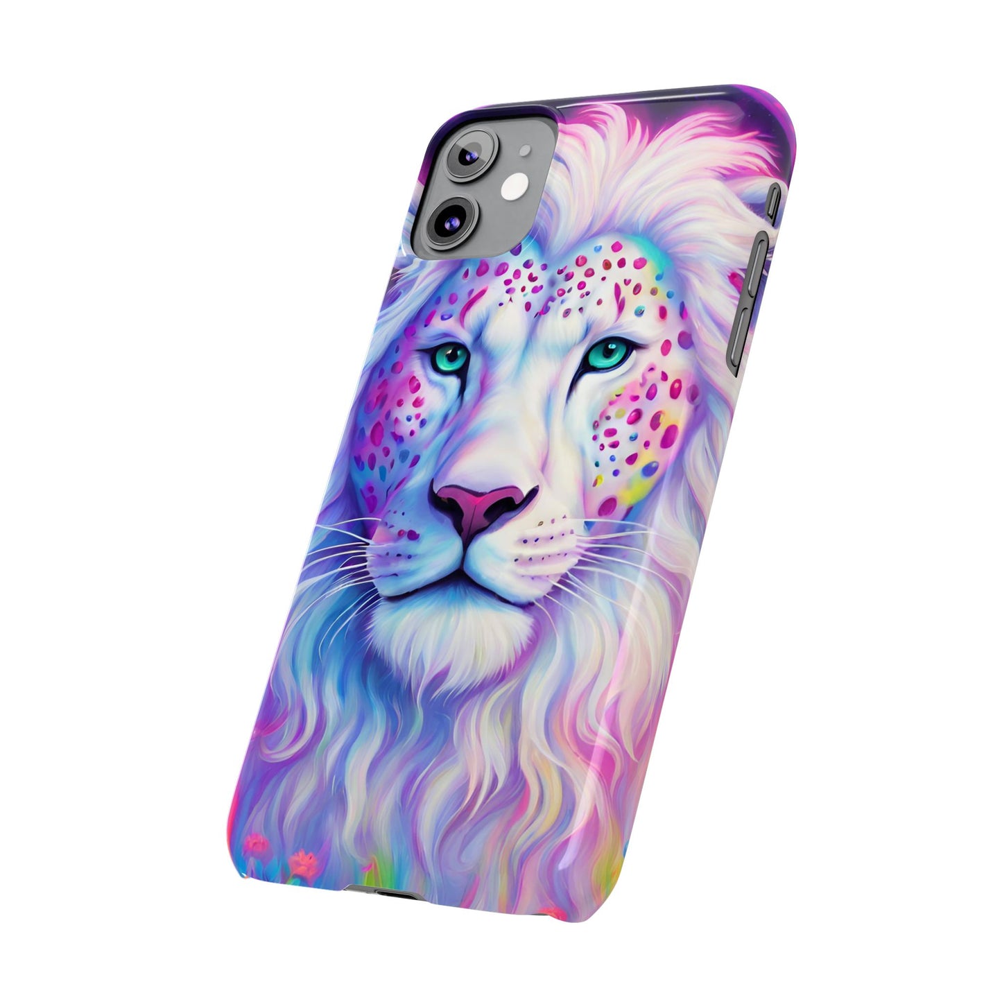 White Lion Slim Phone Case