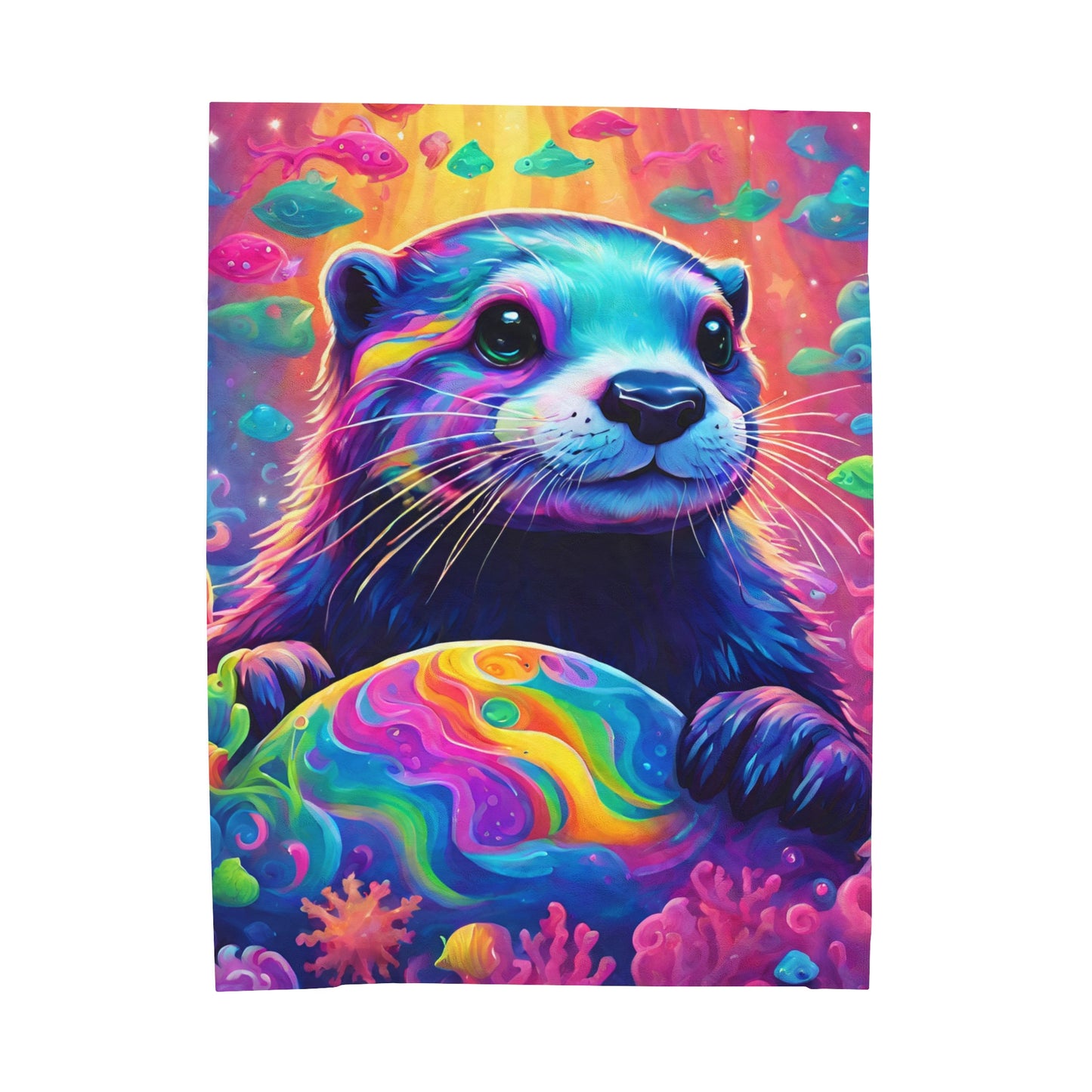 Otter Plush Blanket