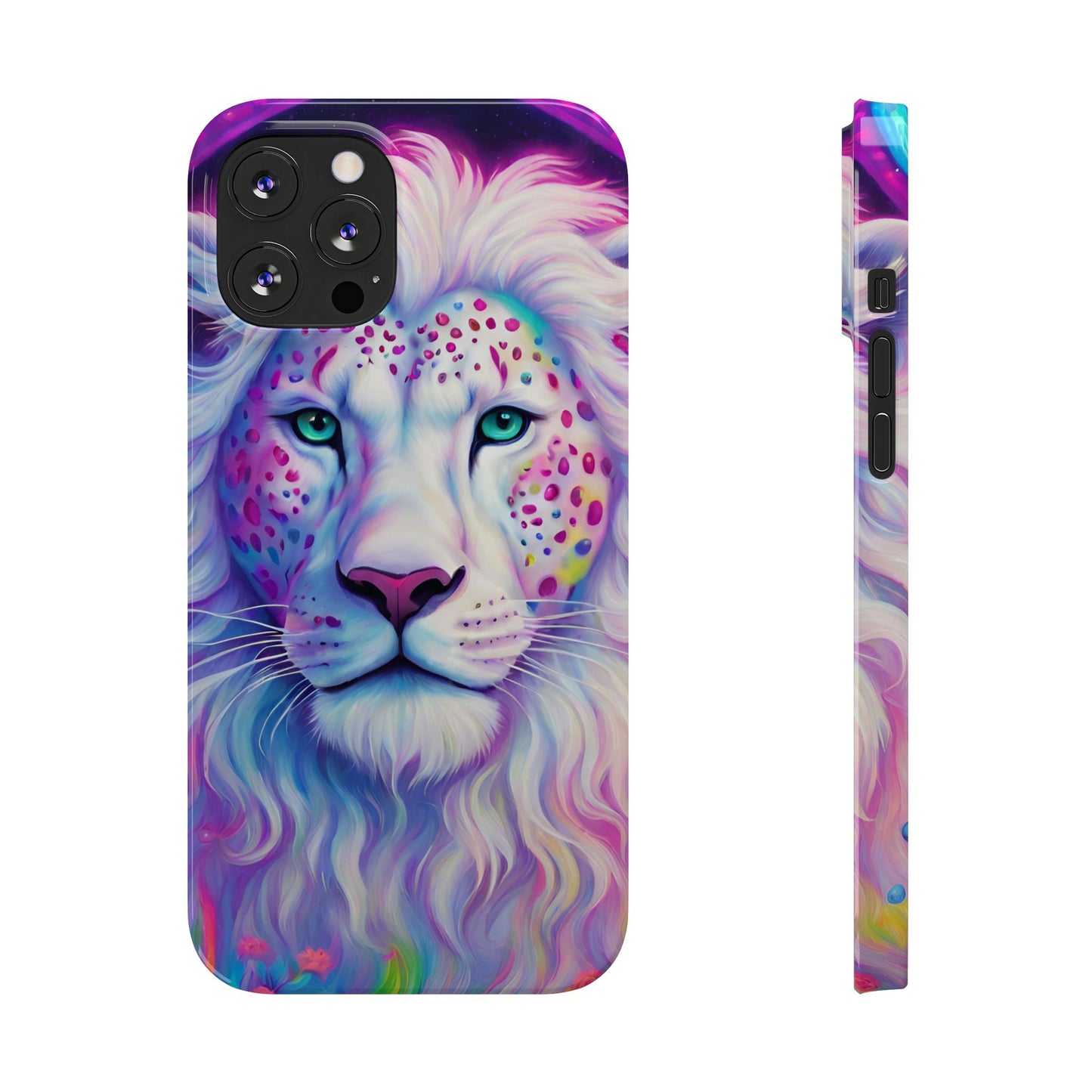 White Lion Slim Phone Case