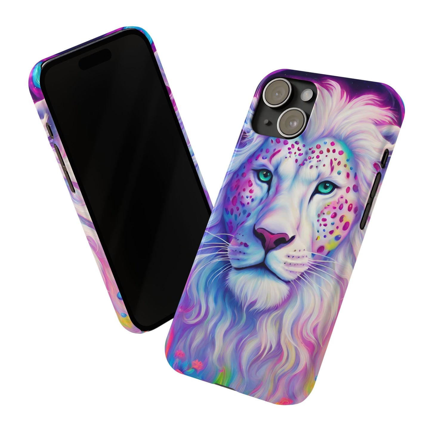 White Lion Slim Phone Case