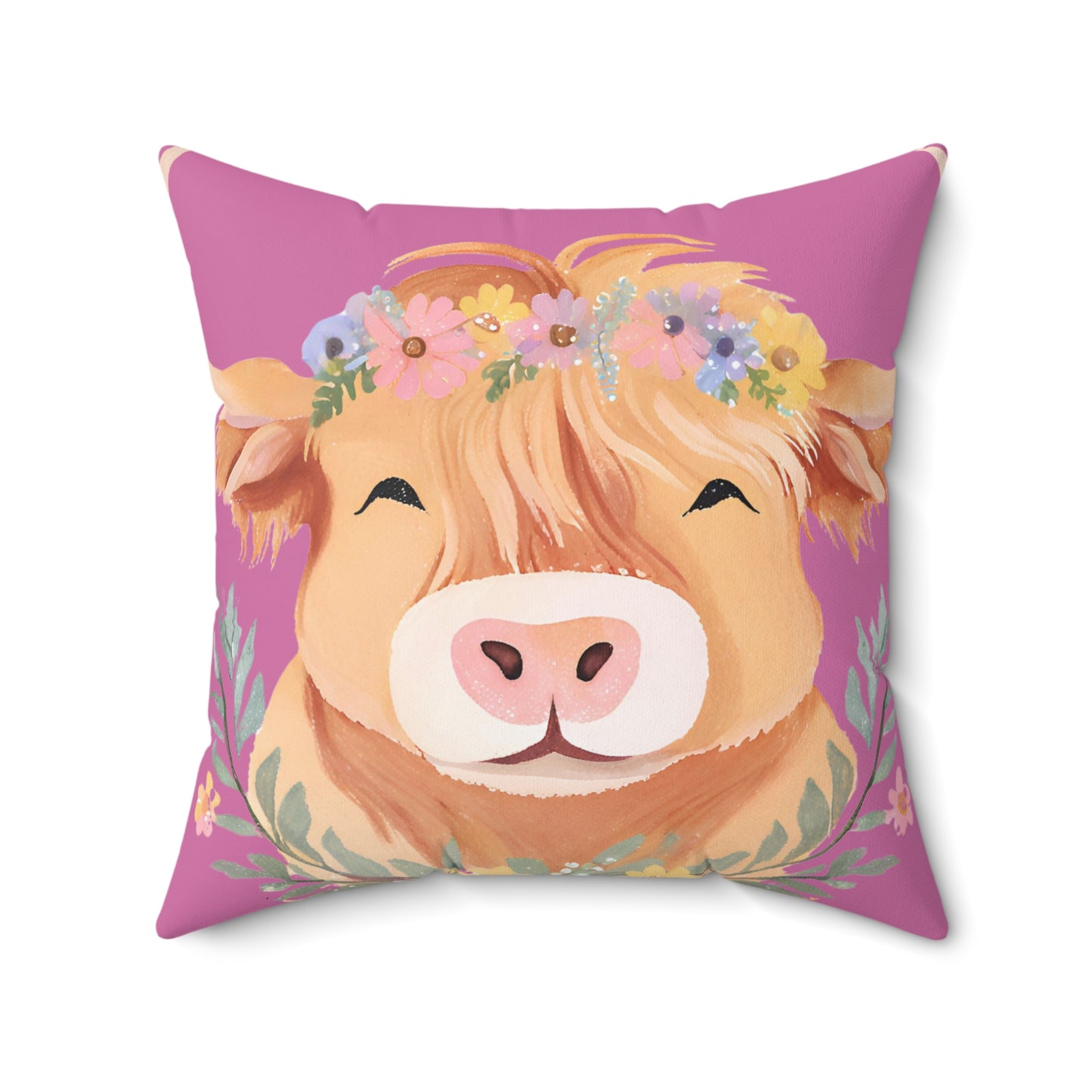 Highland Cow Pillow