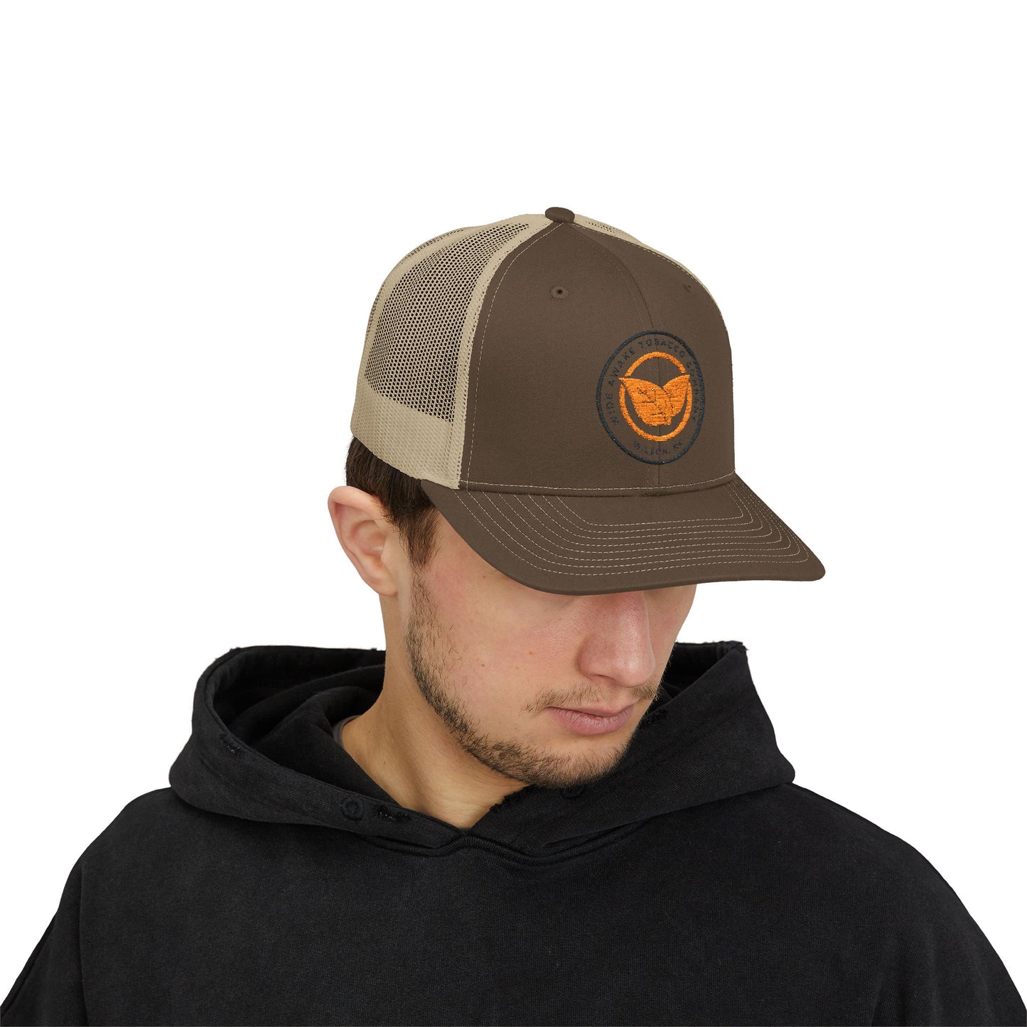 Wide Awake Tobacco Trucker Cap