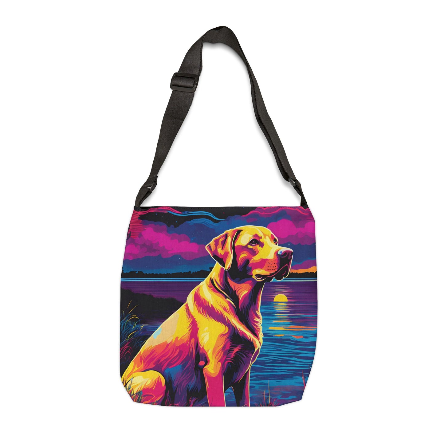 Yellow Lab Adjustable Tote