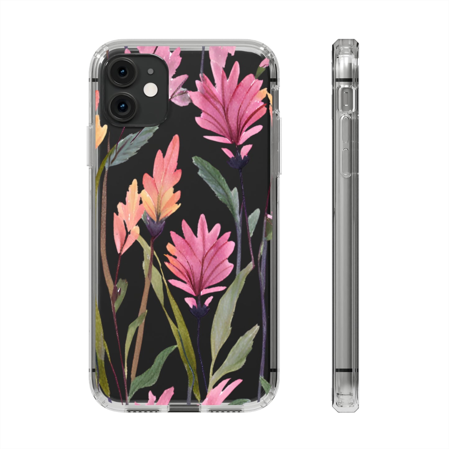 Flower Clear Phone Case