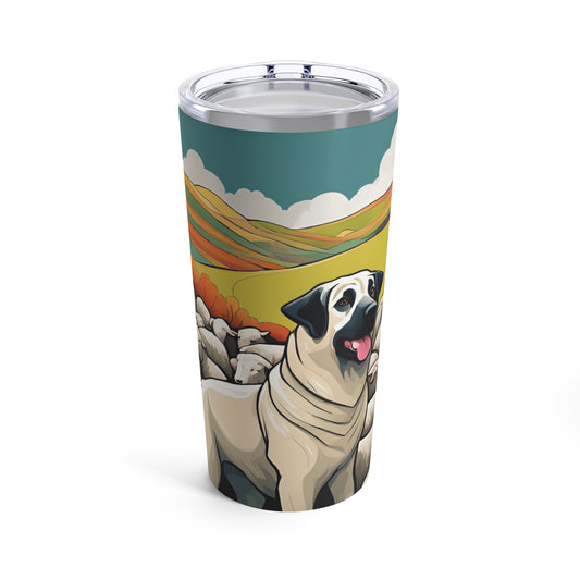 Kangal with flock Tumbler 20oz