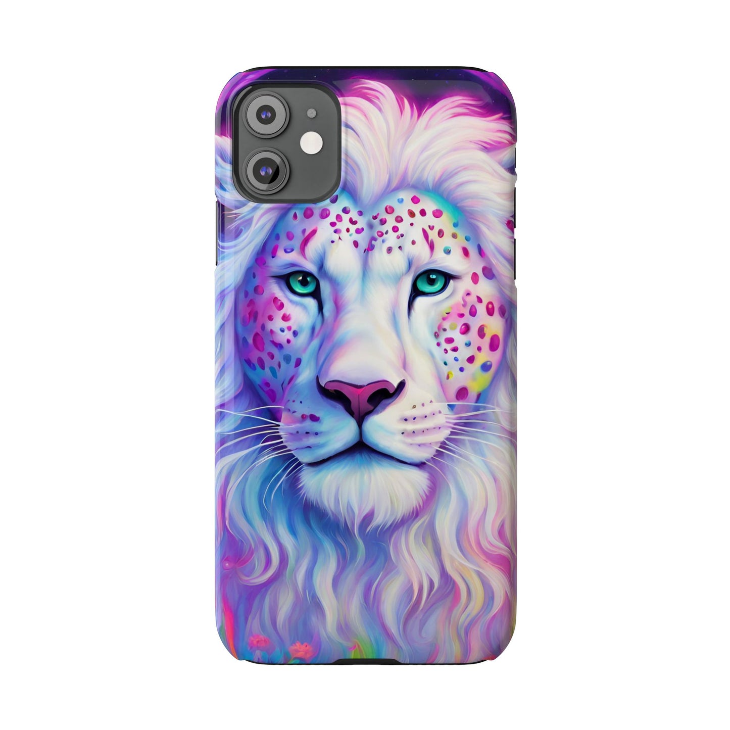 White Lion Slim Phone Case