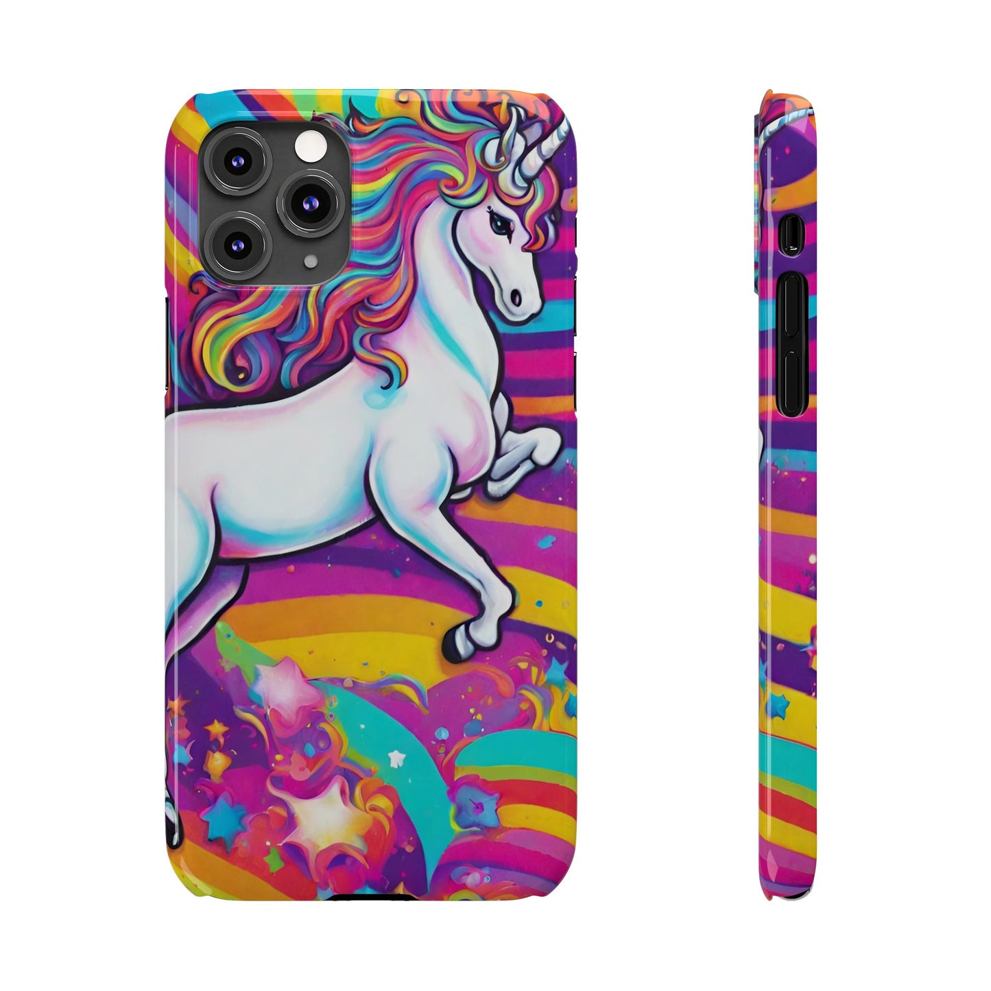 Rainbow Unicorn Slim Phone Case