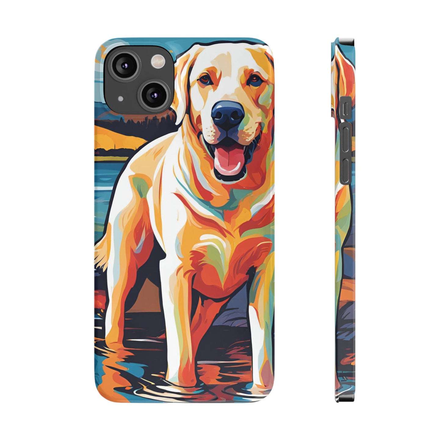 Yellow Lab Slim Phone Case