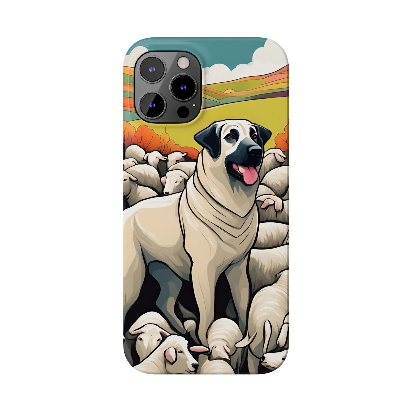 Kangal with flock Slim Phone Case