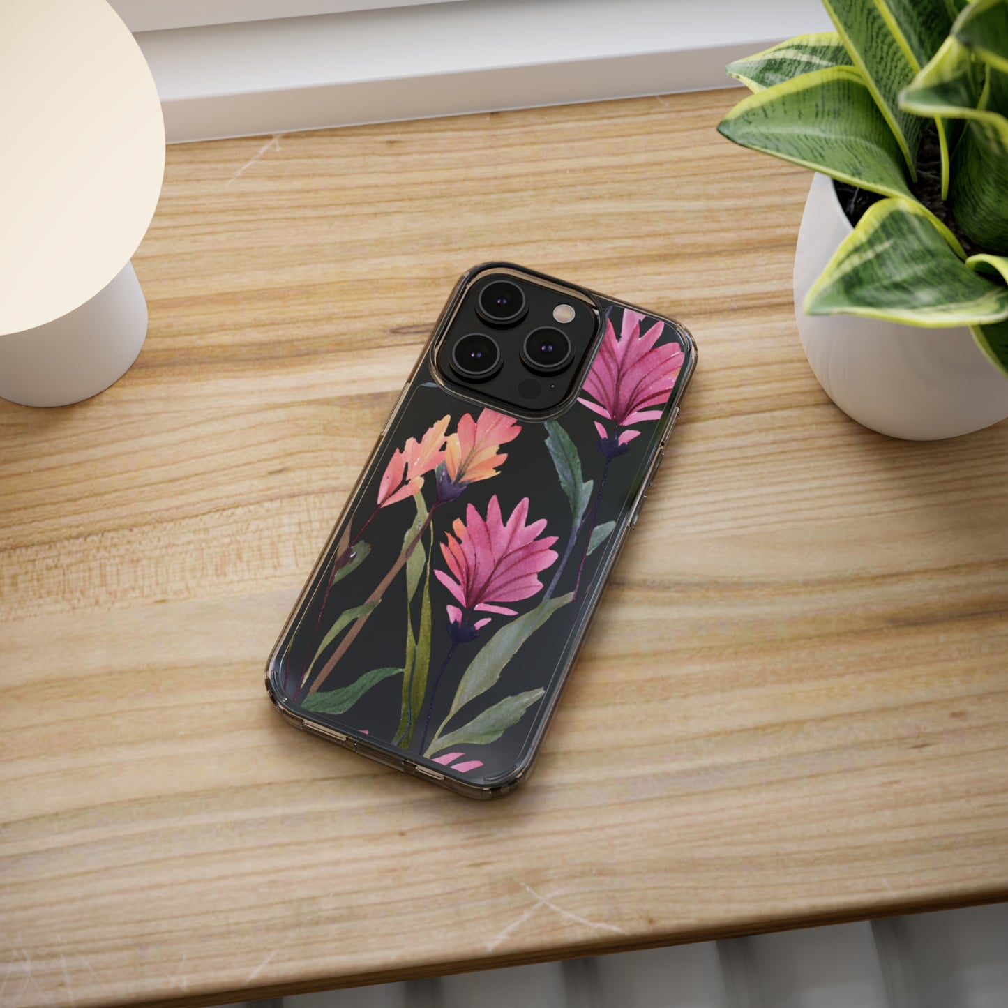 Flower Clear Phone Case