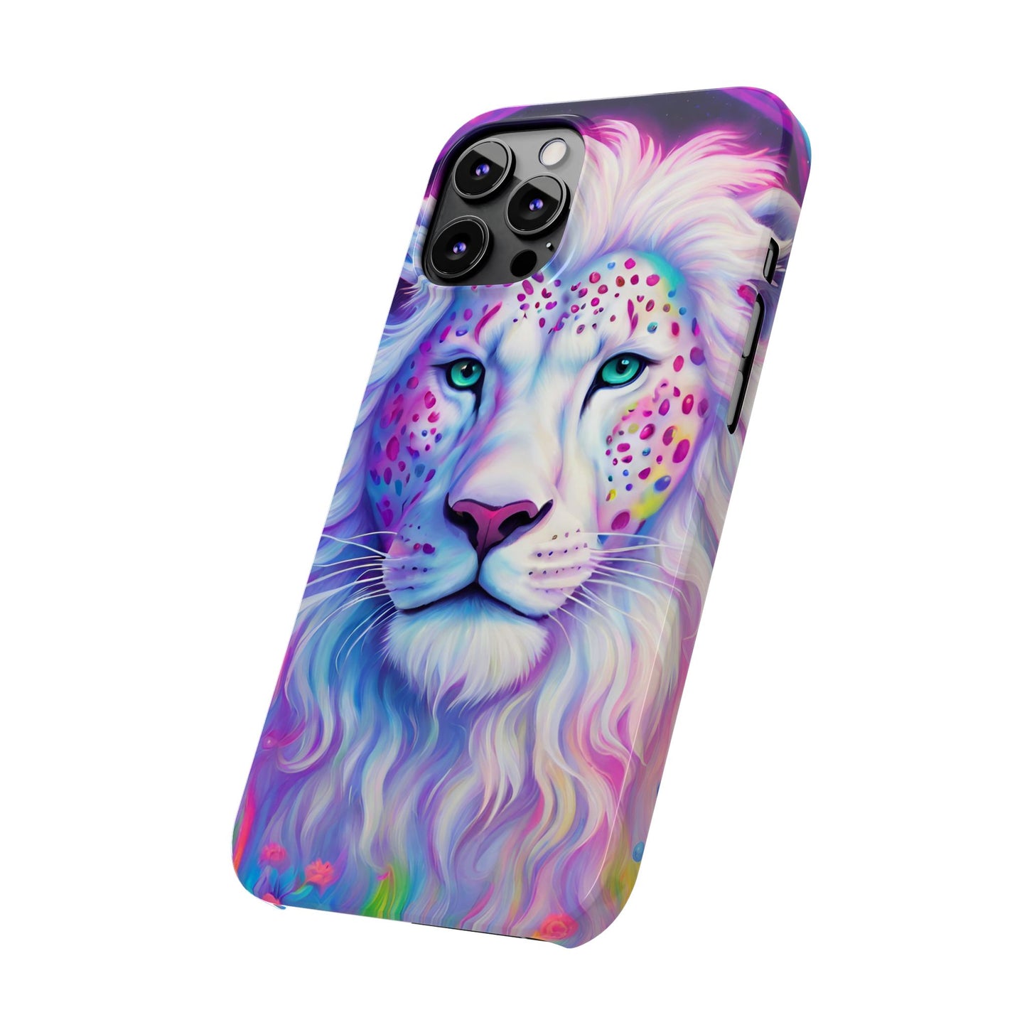 White Lion Slim Phone Case