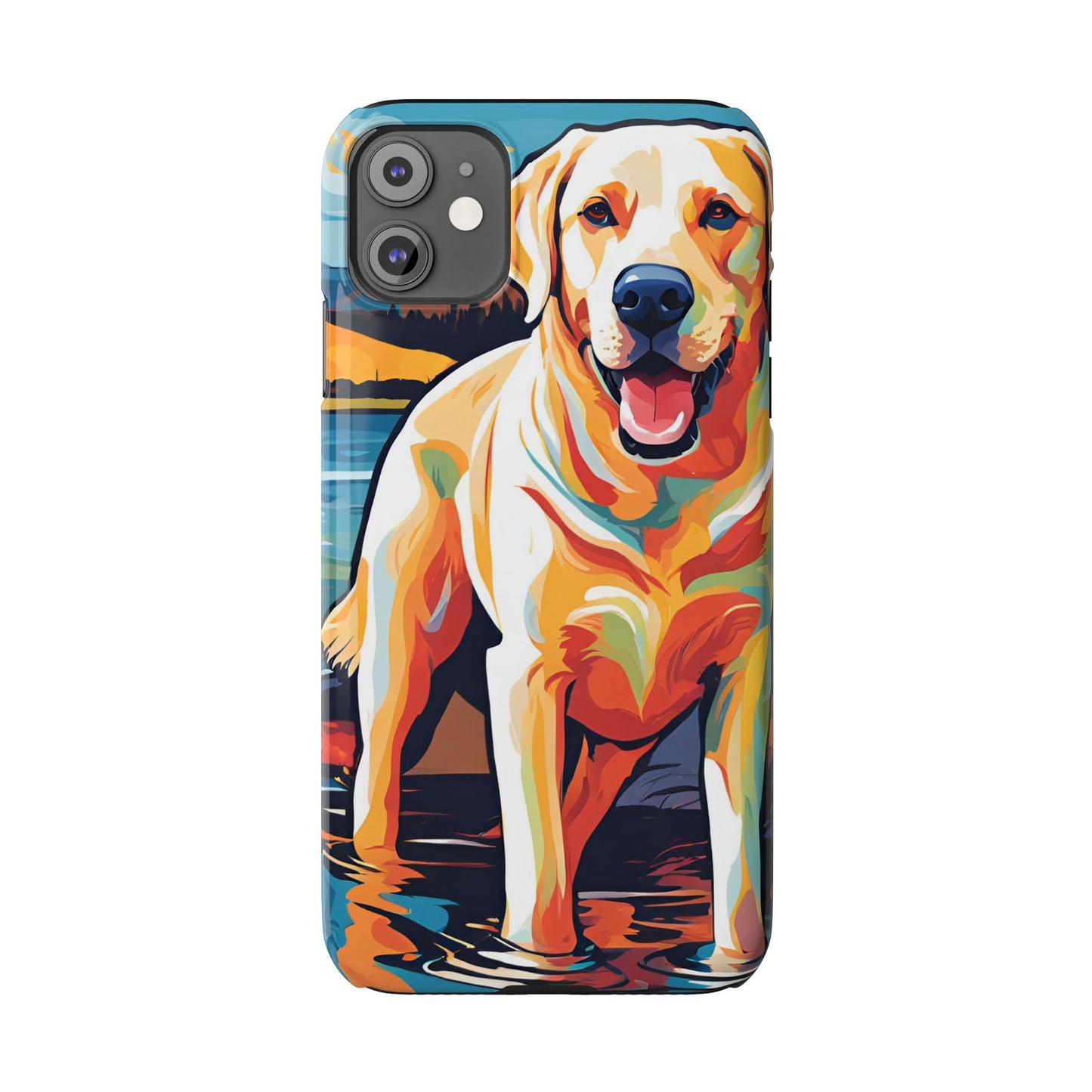 Yellow Lab Slim Phone Case