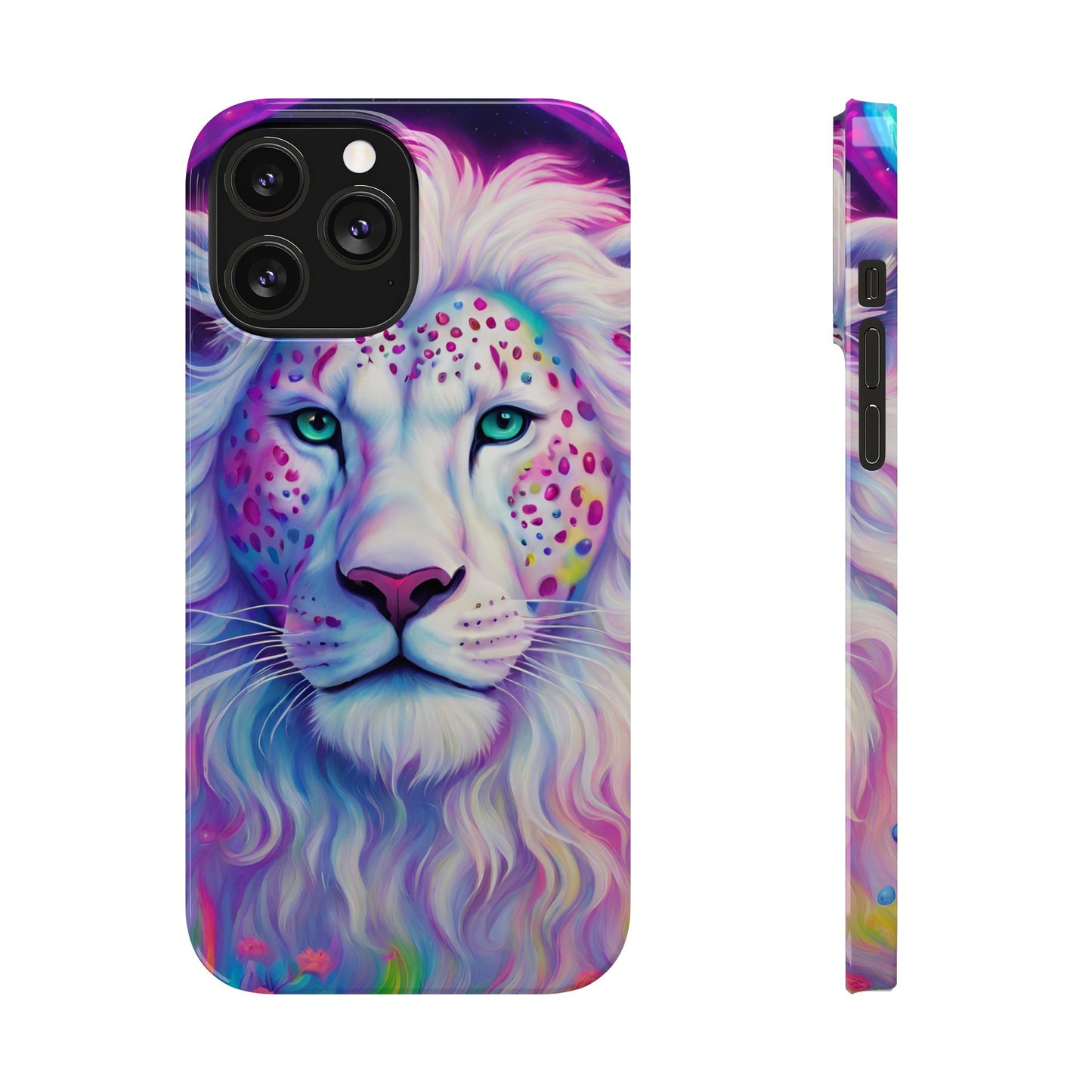 White Lion Slim Phone Case