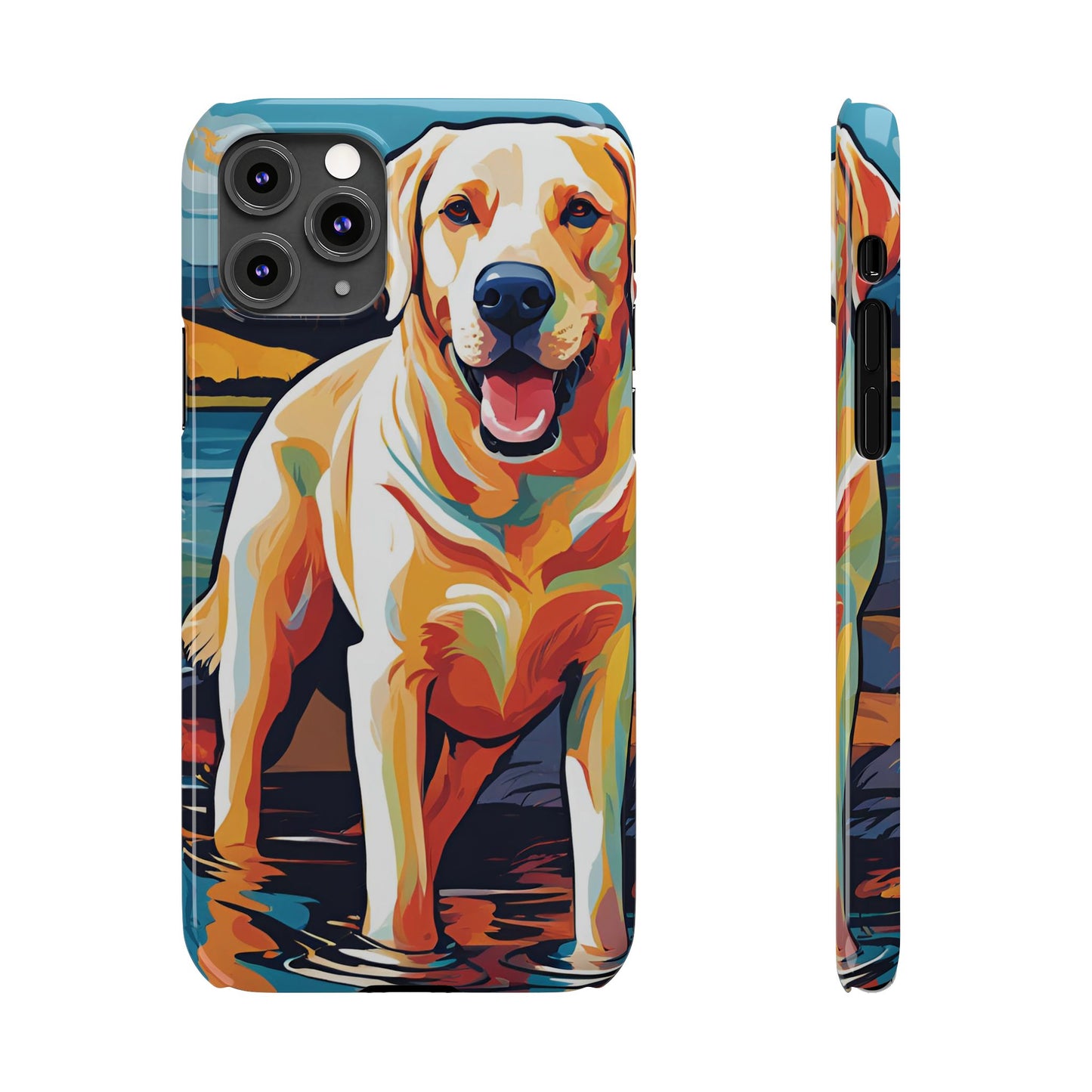 Yellow Lab Slim Phone Case