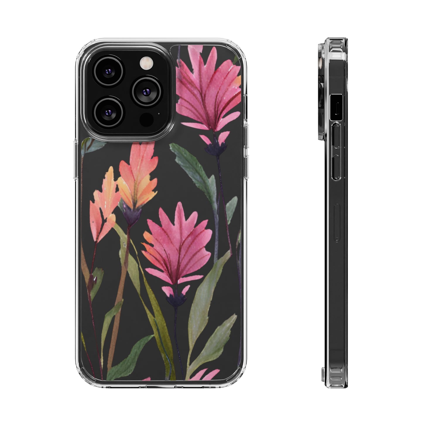 Flower Clear Phone Case