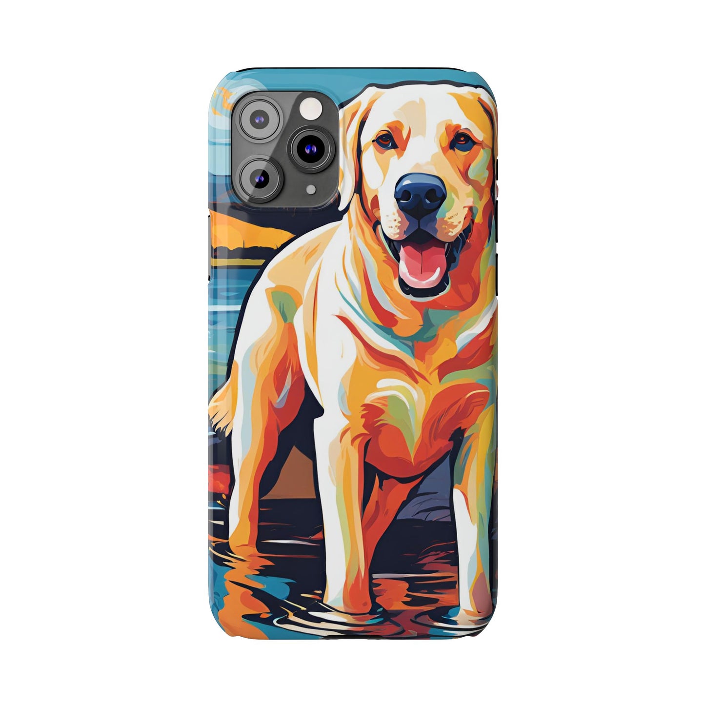 Yellow Lab Slim Phone Case