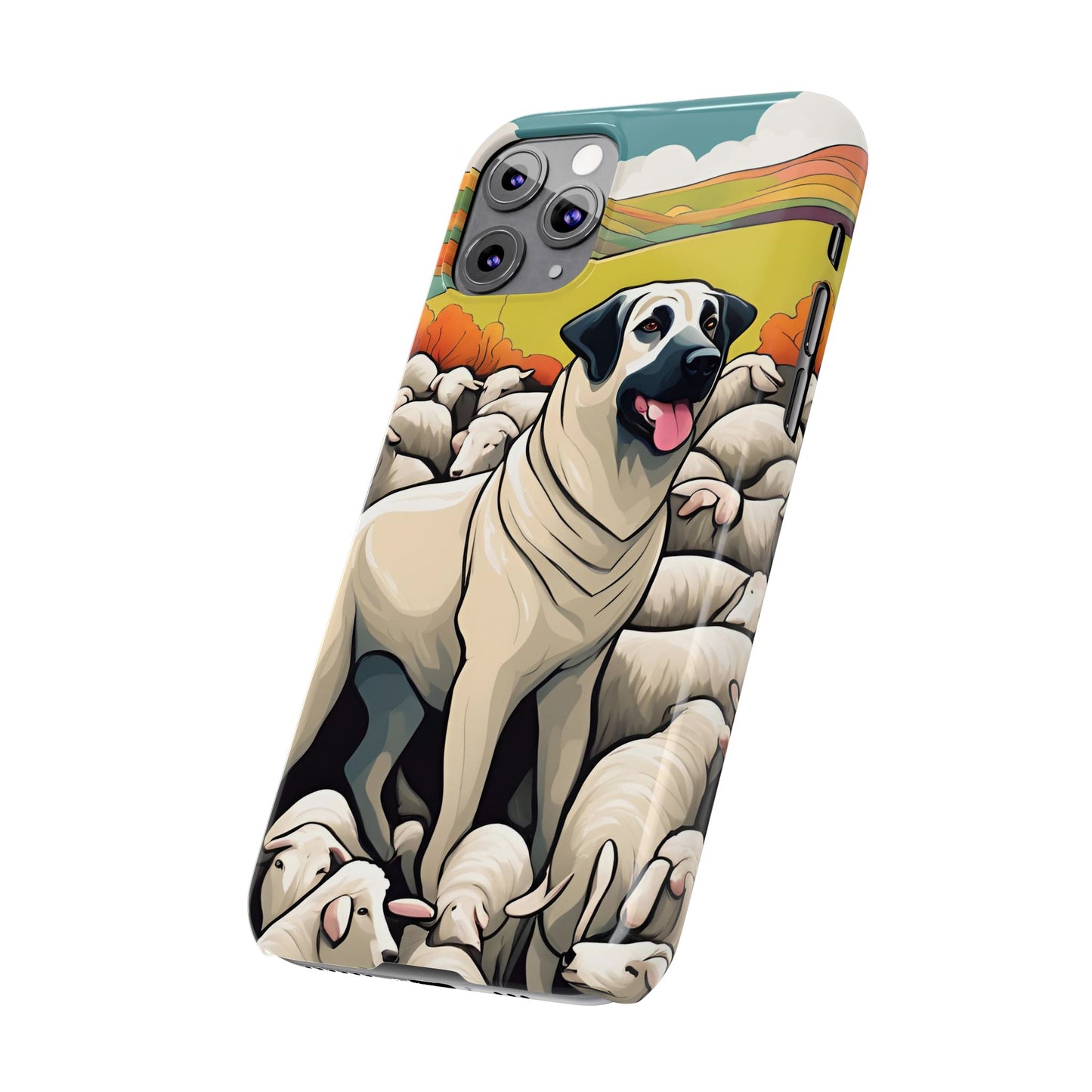 Kangal with flock Slim Phone Case