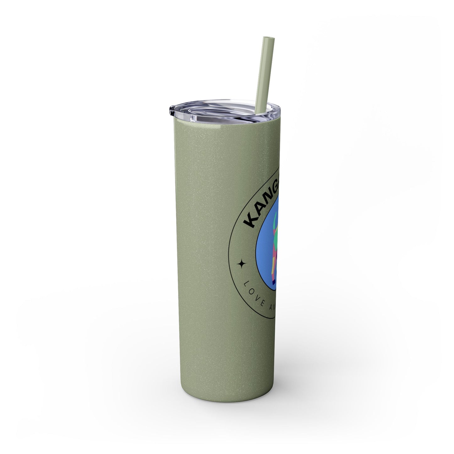 Kangal Mom Skinny Tumbler with Straw, 20oz