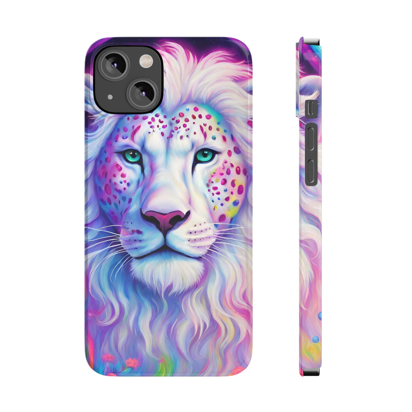 White Lion Slim Phone Case