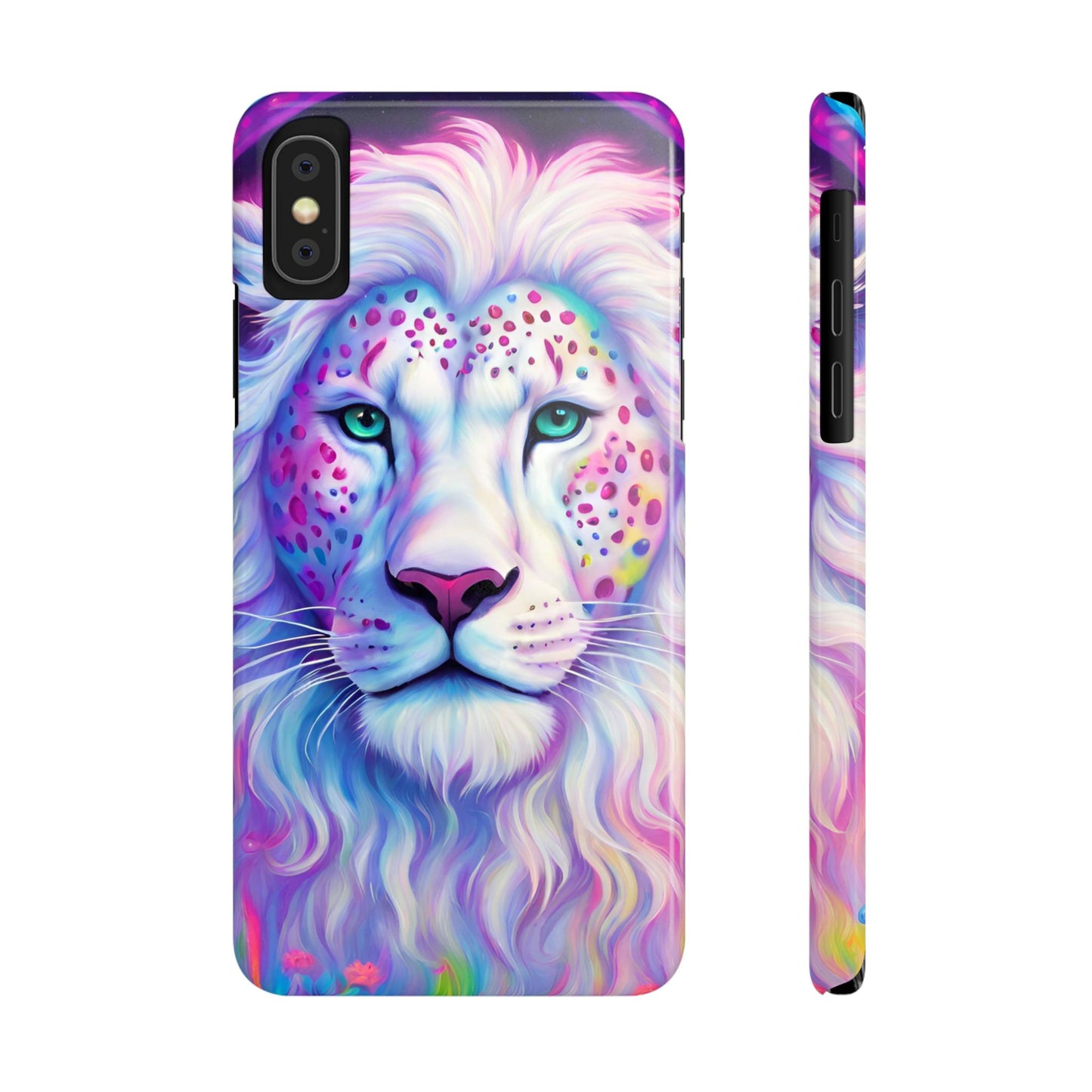 White Lion Slim Phone Case