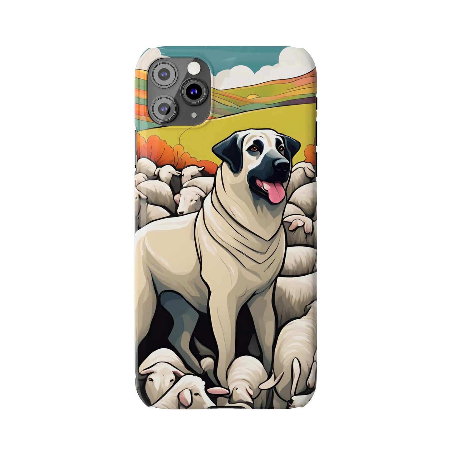 Kangal with flock Slim Phone Case