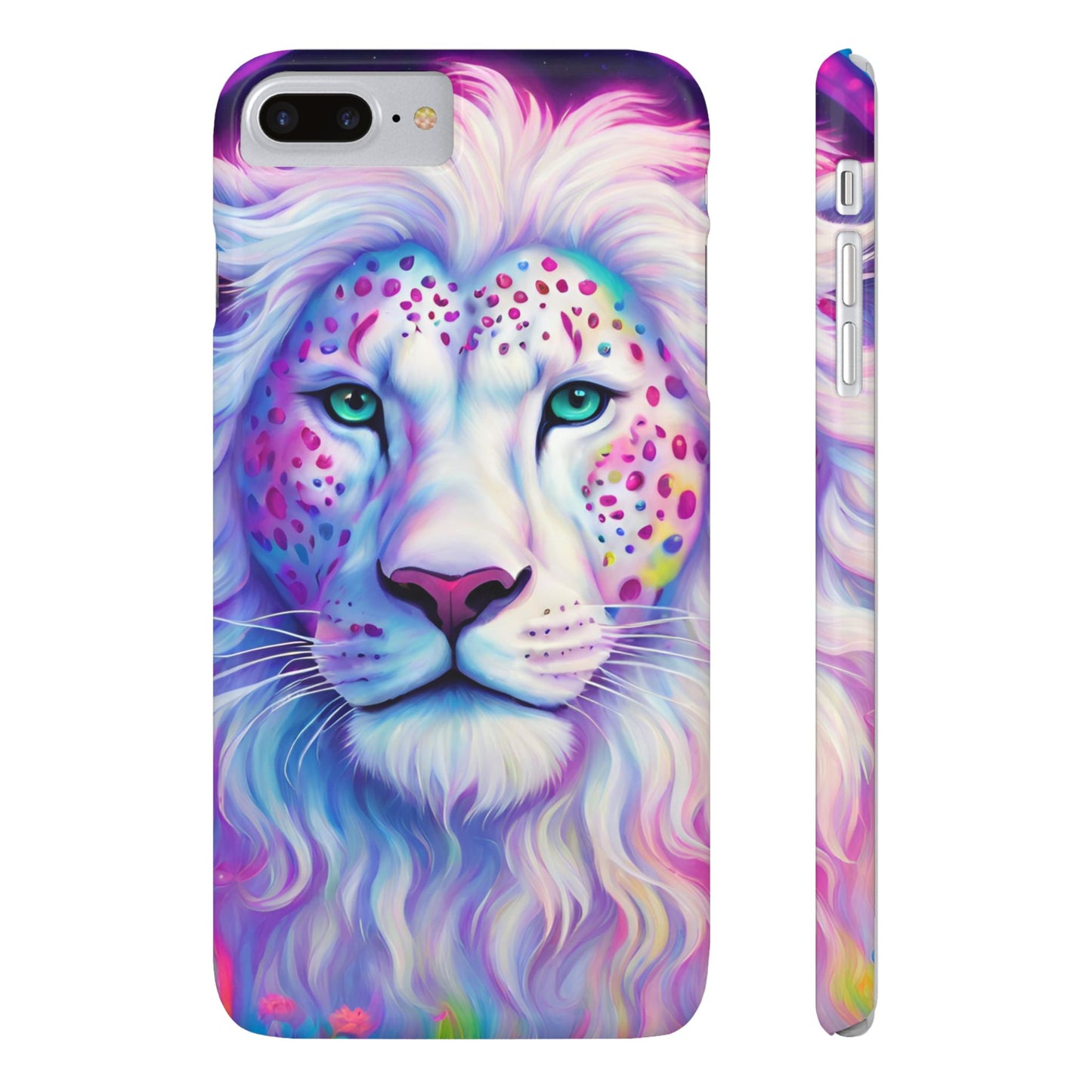 White Lion Slim Phone Case