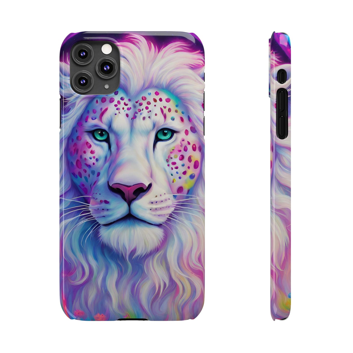 White Lion Slim Phone Case