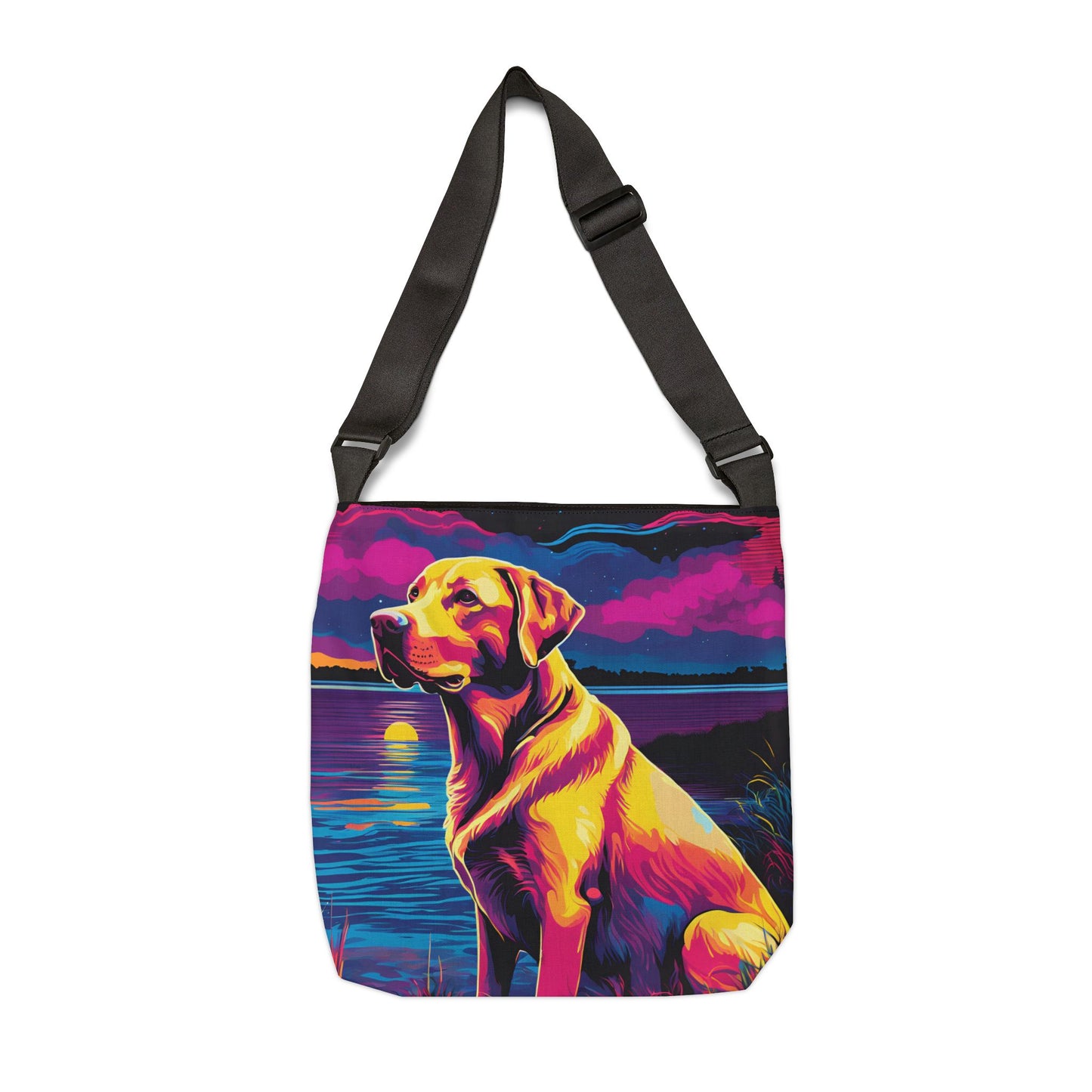 Yellow Lab Adjustable Tote