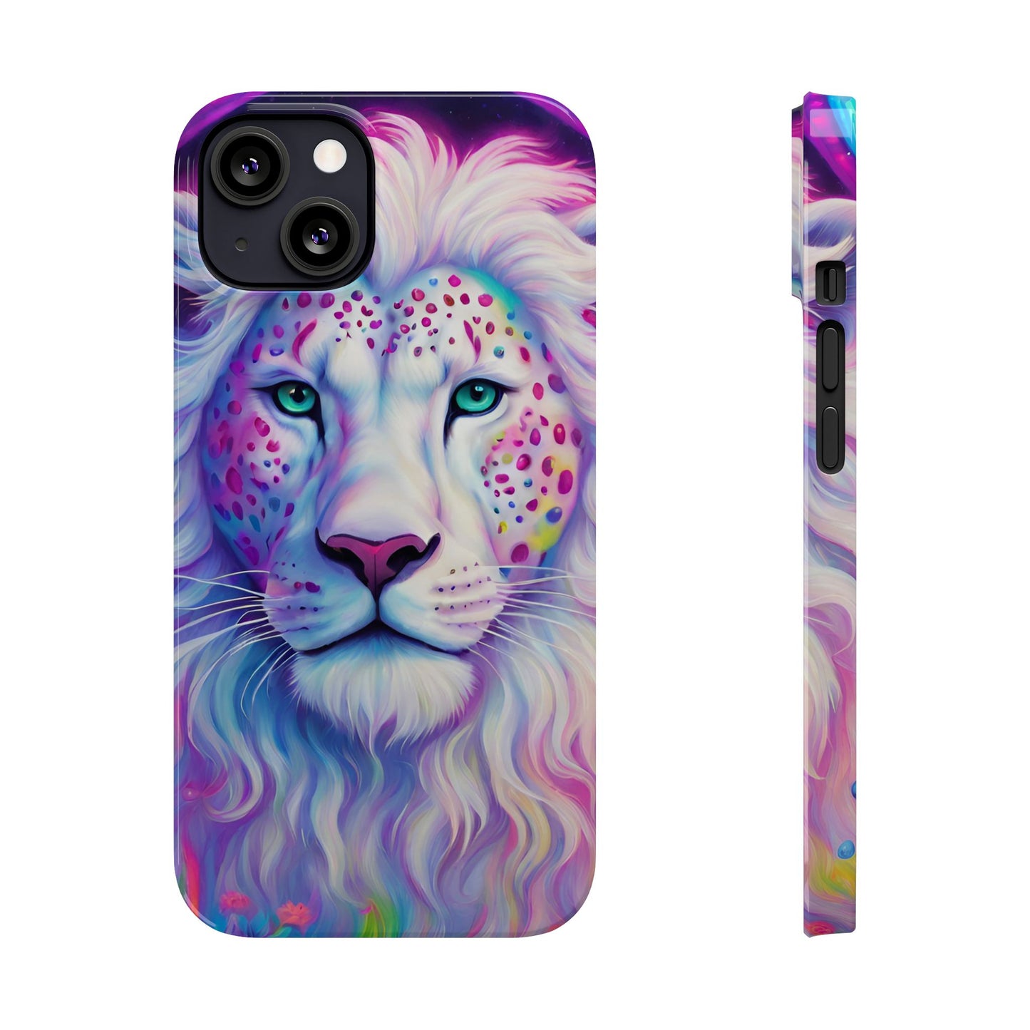 White Lion Slim Phone Case